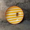 bol-jaune Bol en céramique rayures jaune Casa Cubista
