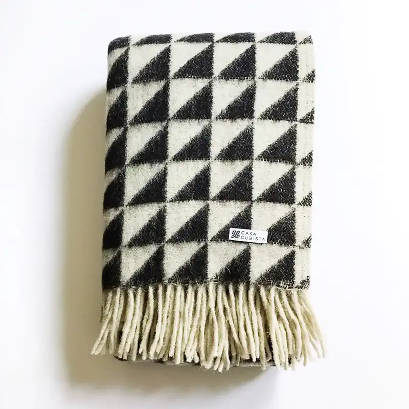 Couverture en laine Casa Cubista