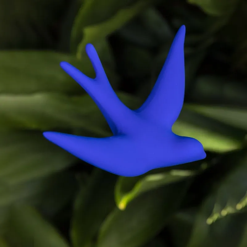 Hirondelle décoration murale volage bleu outremer Monochromic