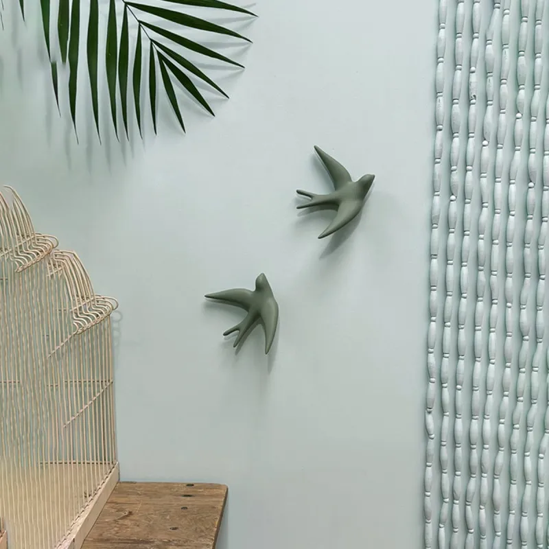 hirondelle murale vert provence Monochromic