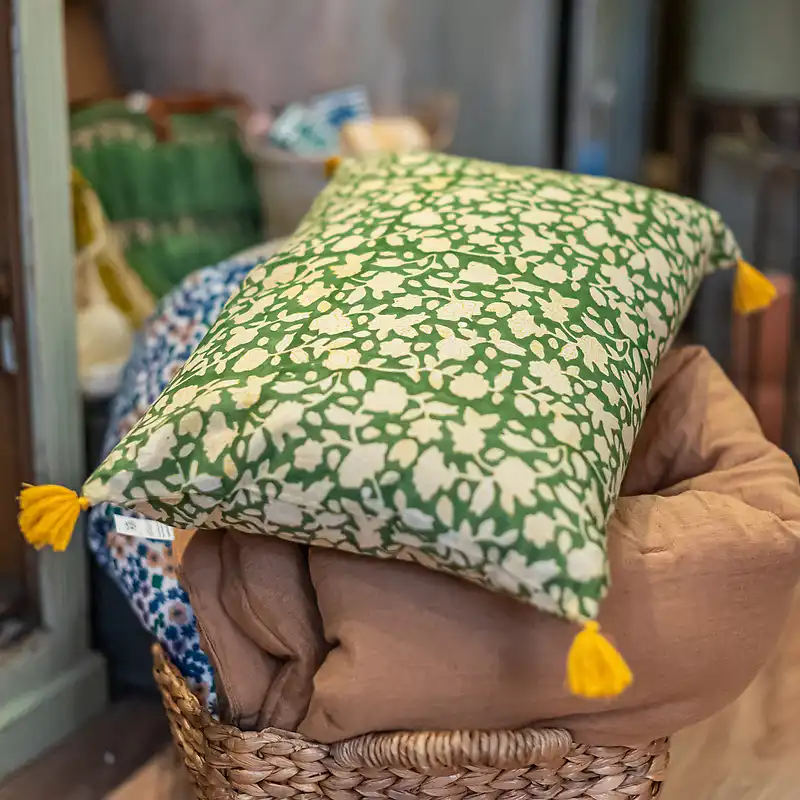 housse-coussin-jaya-vert Housse de coussin jaya vert