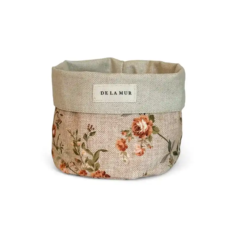 Petit panier en tissu Liberty