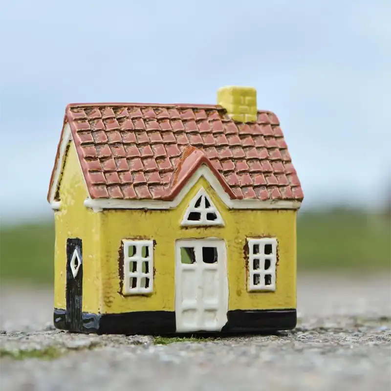 maison scandinave jaune Thorshavn IB Laursen