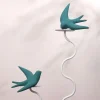 volage-vert-pepite2 Hirondelle décoration murale vert pépite Monochromic