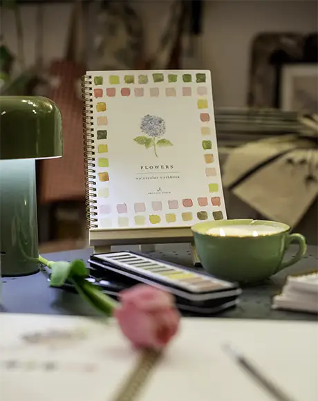 boutique-papeterie Carnet d'aquarelle Ma Mignonne Grenoble