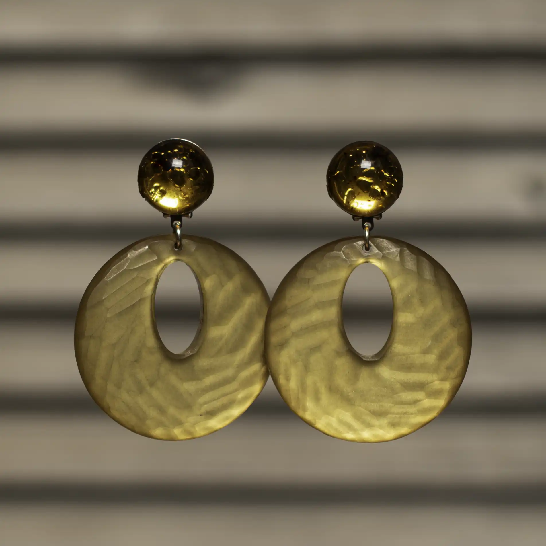 Boucles d'oreilles à clip rondes