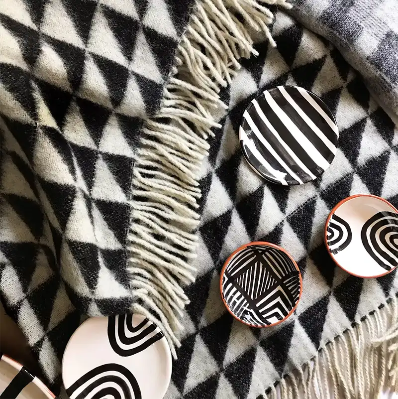Plaid en laine Casa Cubista