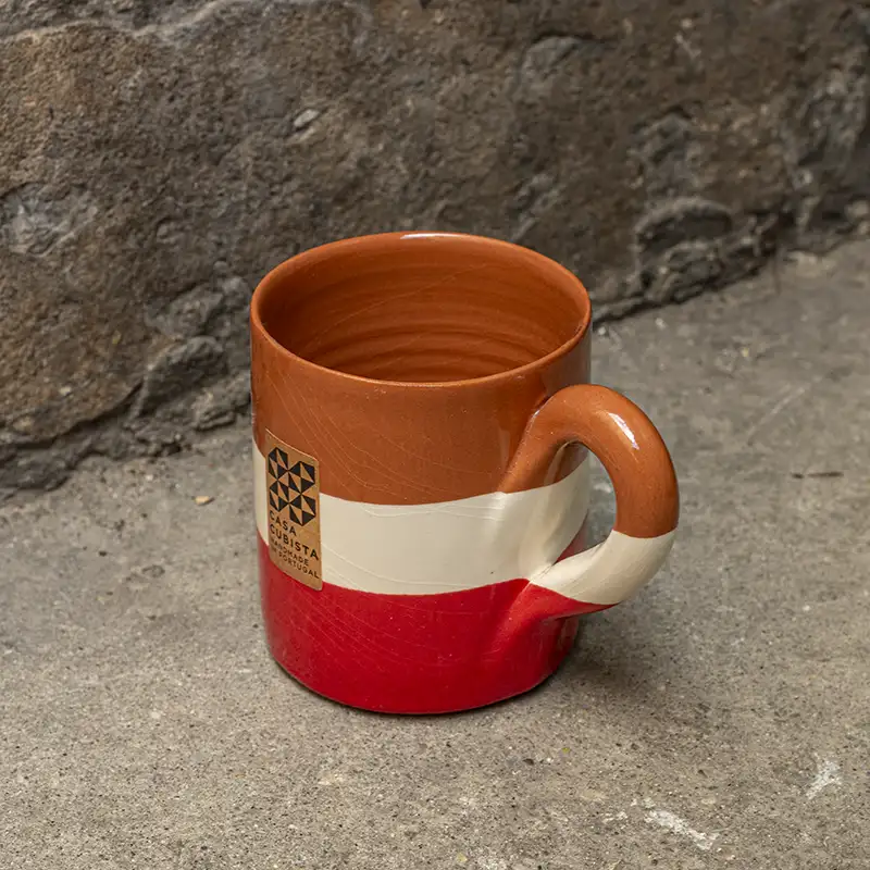 Mug terços rouge Casa Cubista