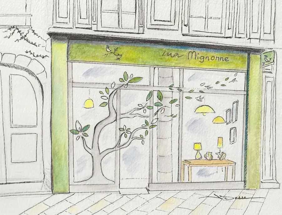 Illustration magasin Ma Mignonne, Grenoble