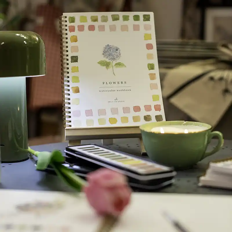 Carnet d'aquarelle Emily Lex chez Ma Mignonne magasin de déco
