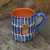 mug-dash-bleu-1 Mug Dash bleu Casa Cubista peint à la main