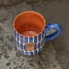 mug-dash-bleu-2 Mug Dash bleu Casa Cubista peint à la main
