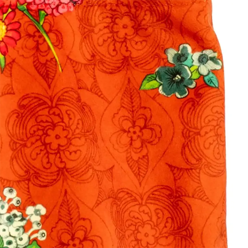 Tote bag en velours orange