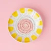 Assiette râpe ail artisanale en céramique