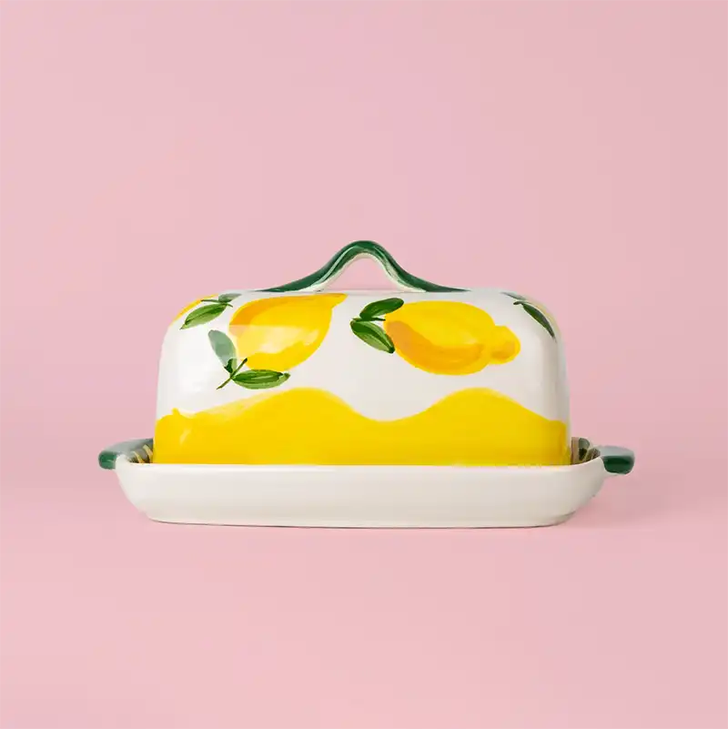 Beurrier en céramique