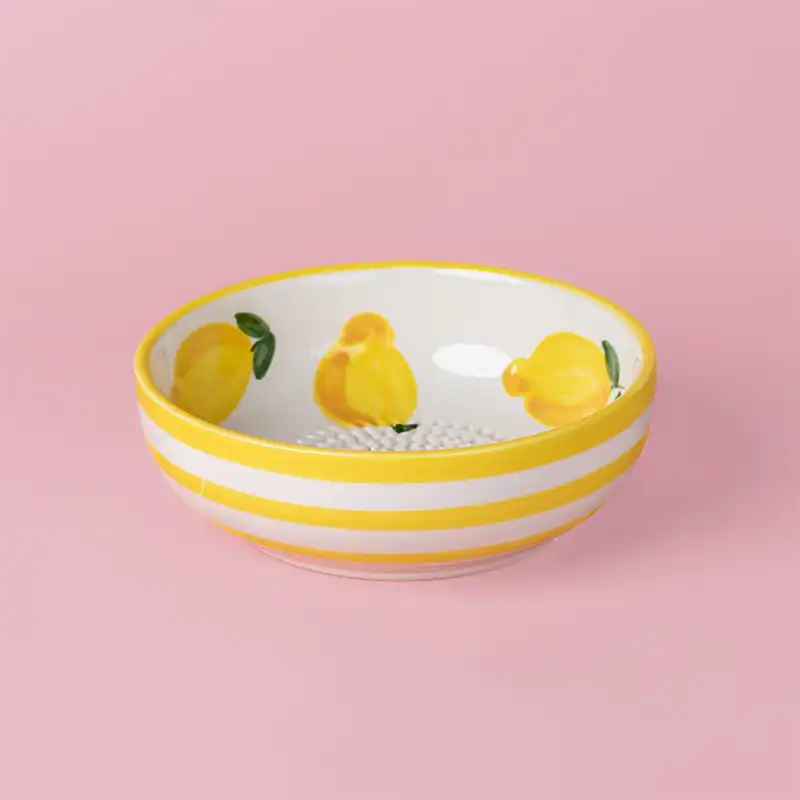 Bol râpe ail artisanale en céramique