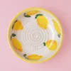Bol râpe ail artisanale en céramique