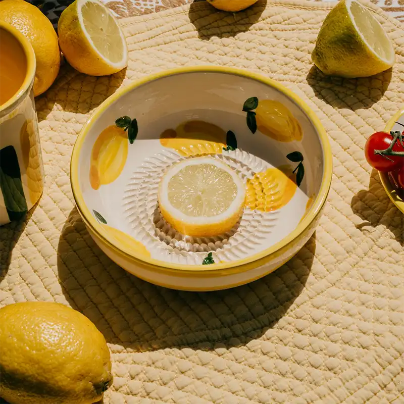 Bol râpe ail artisanale en céramique