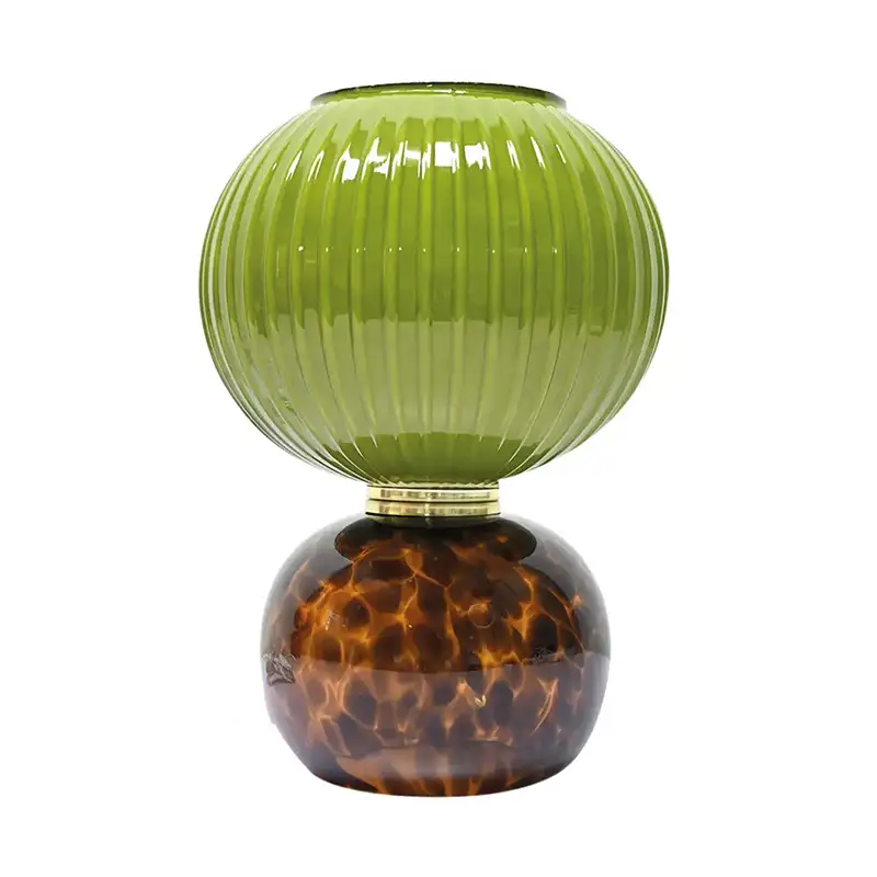 Lampe Adonis léopard et kaki