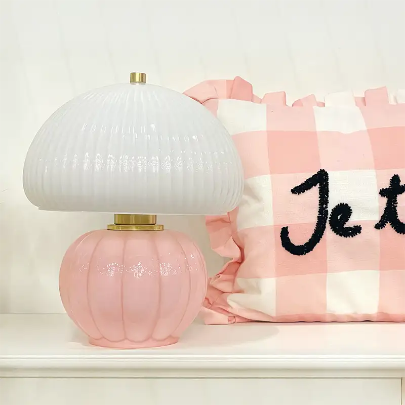 lampe-rose-2 Lampe Madeleine rose