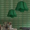 lampe-tulipe-verte-2 Lampe Tulipe verte en toile d'ULM
