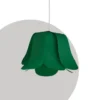 lampe-tulipe-verte-3 Lampe Tulipe verte en toile d'ULM