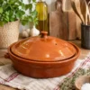 Cocotte en terre cuite émaillée