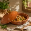 Cocotte en terre cuite émaillée