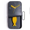 Horloge boîte à sardines noire