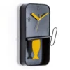 Horloge boîte à sardines noire
