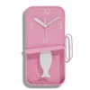 Horloge boîte à sardines rose