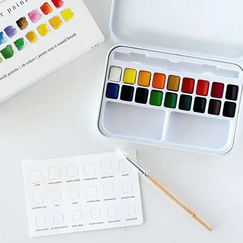 palette-peinture-5 Palette de peinture pour aquarelle