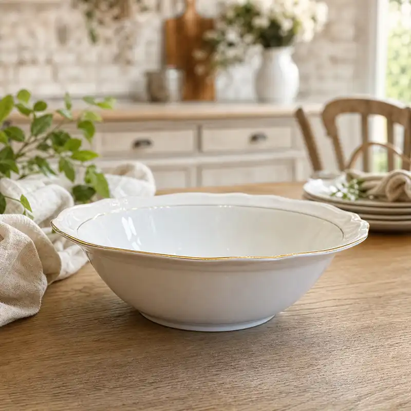 Saladier vintage en porcelaine