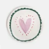 Assiette coeur déco Caroline Gardner