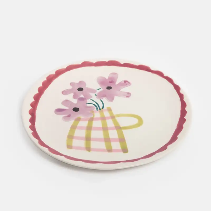 assiette-fleurs-deco-2 Assiette fleurs déco Caroline Gardner