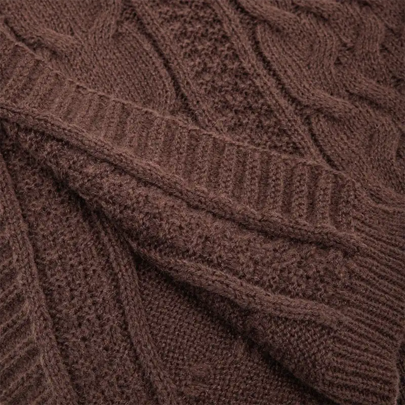 plaid-style-pull-marron-5 Plaid style pull marron