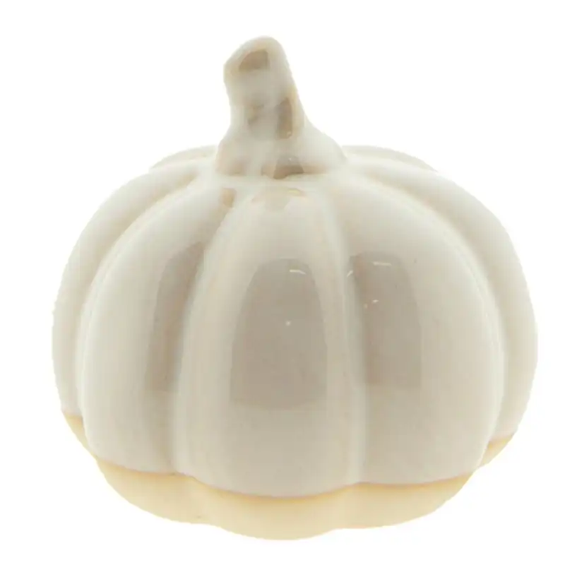 Décoration citrouille en porcelaine
