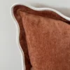 housse-coussin-rouille-3 Housse de coussin rouille avec bord festonné