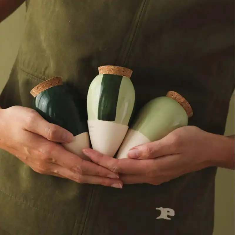 Mini ollas vertes Pépin