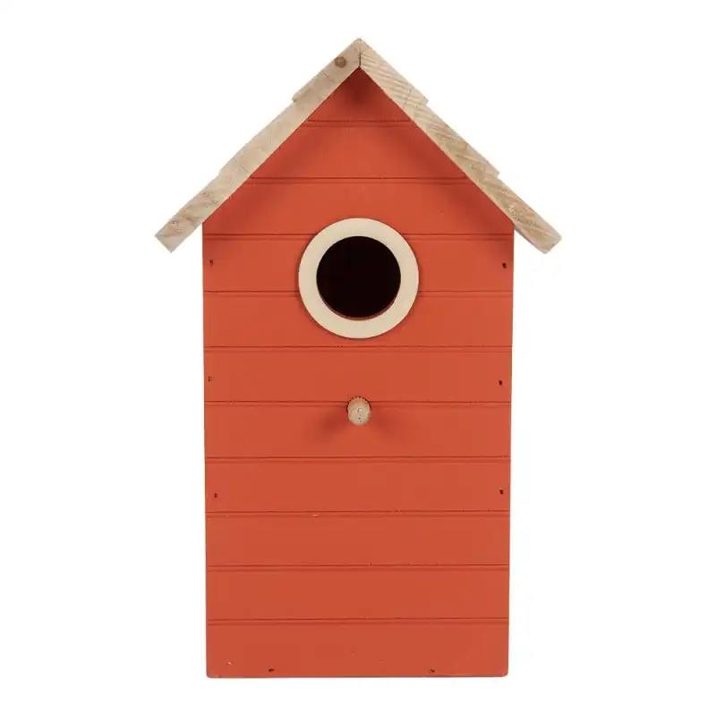 Nichoir à oiseau rouge