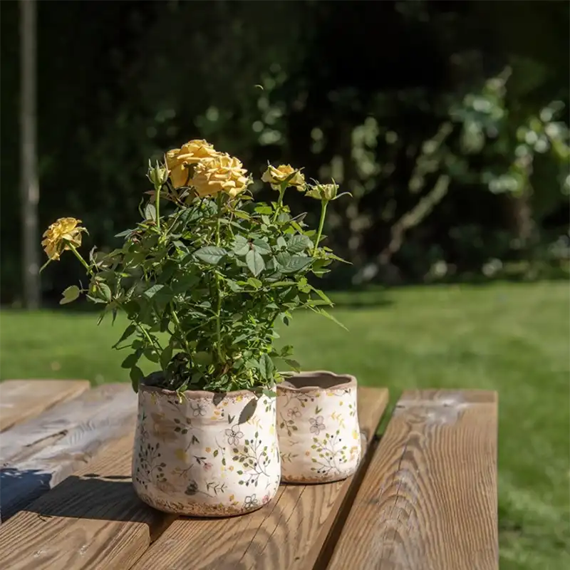 Pot de fleurs en céramique